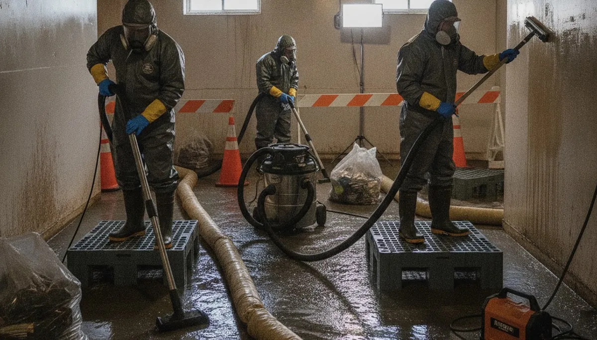 Sewage Cleanup Image 1