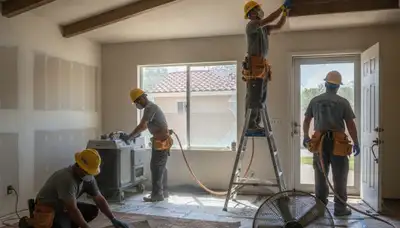 Water damage restoration team serving Chula Vista, CA with professional cleanup and repair services
